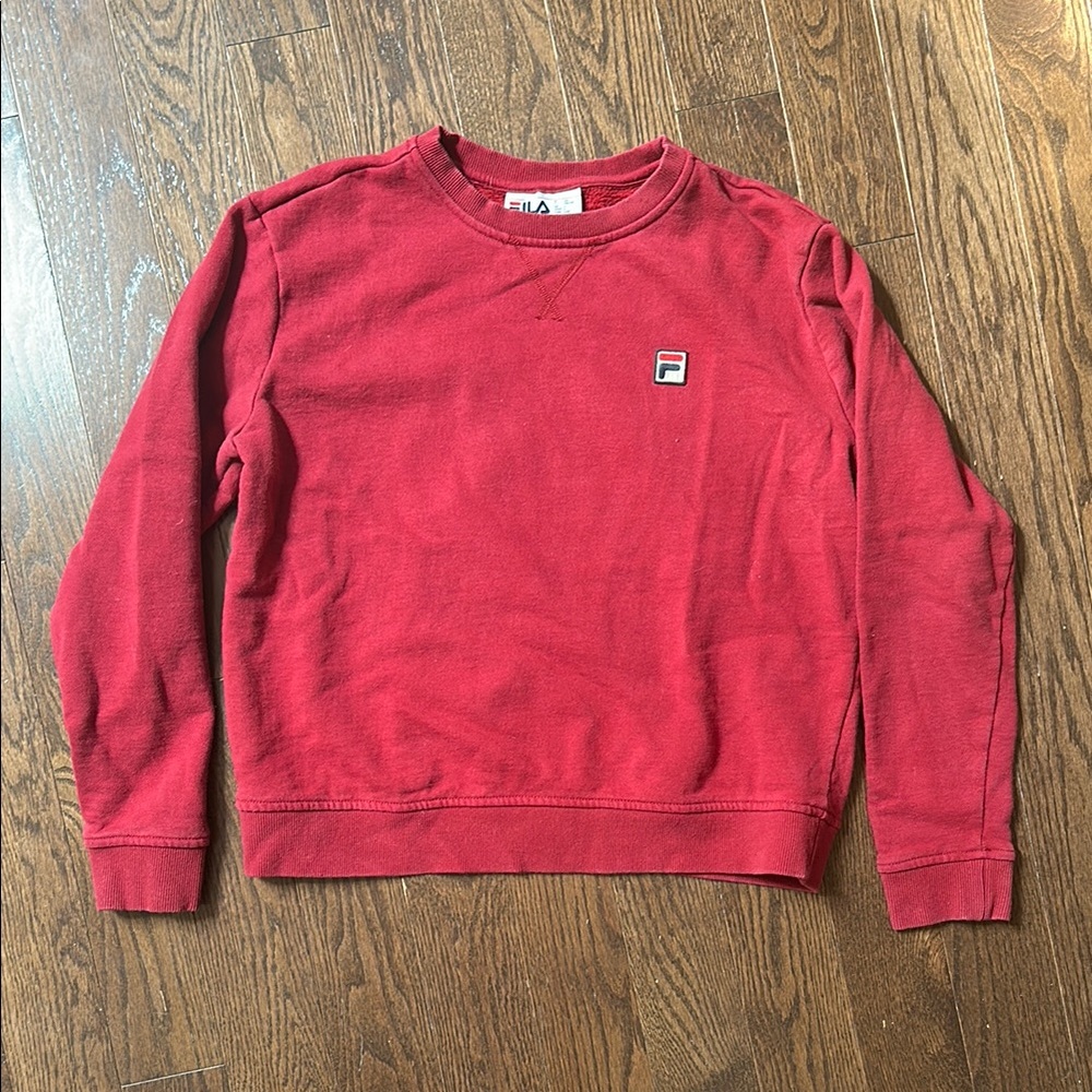 Fila Red Crewneck Sweater